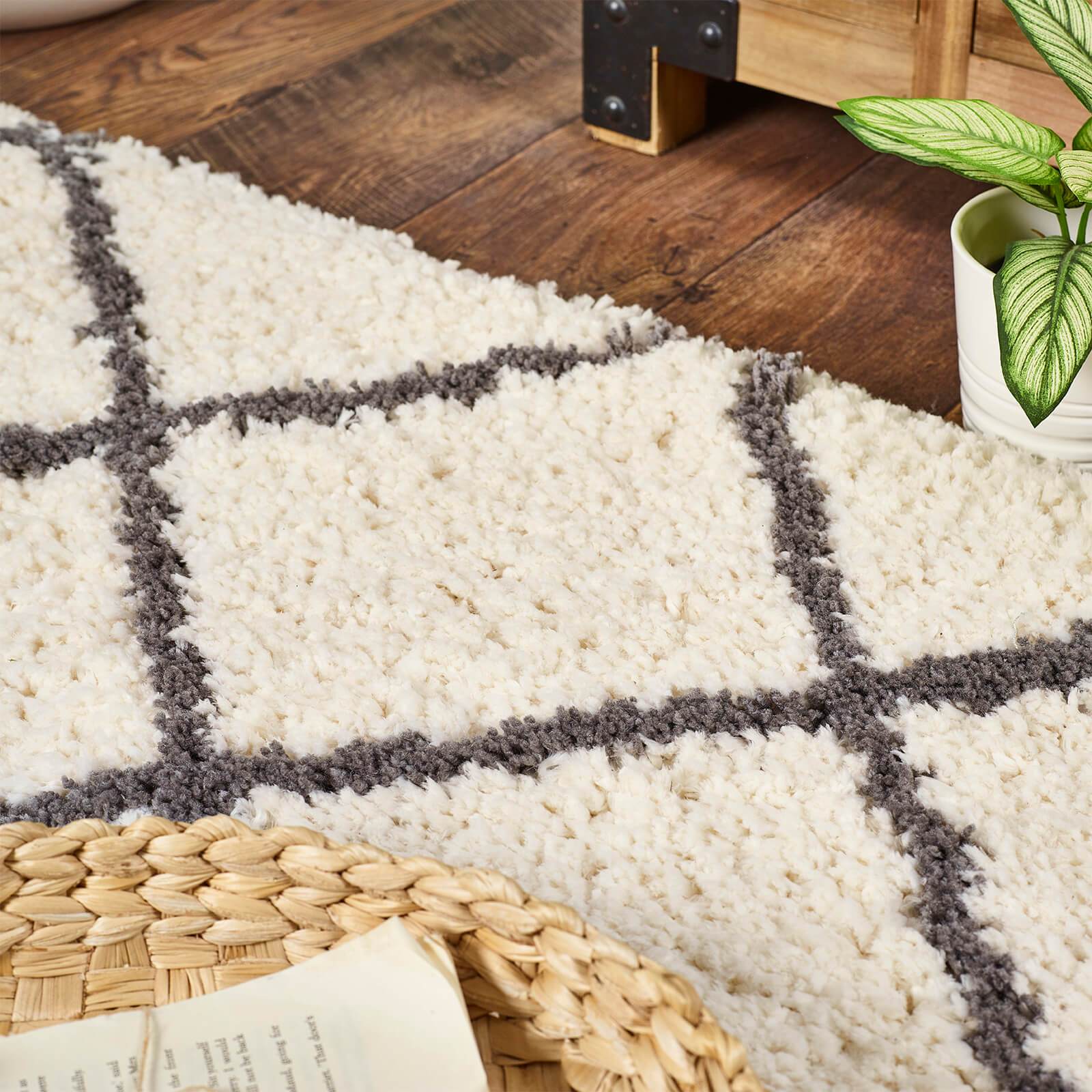 Origins Artisan Diamond White / Grey Rug