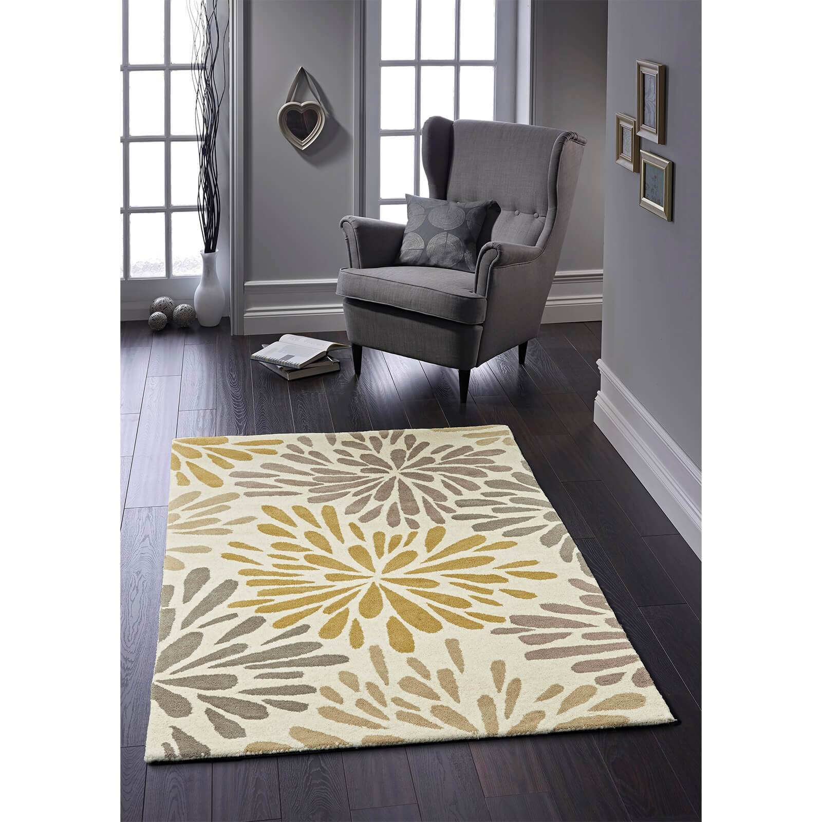 Origins Flowerburst Grey Rug