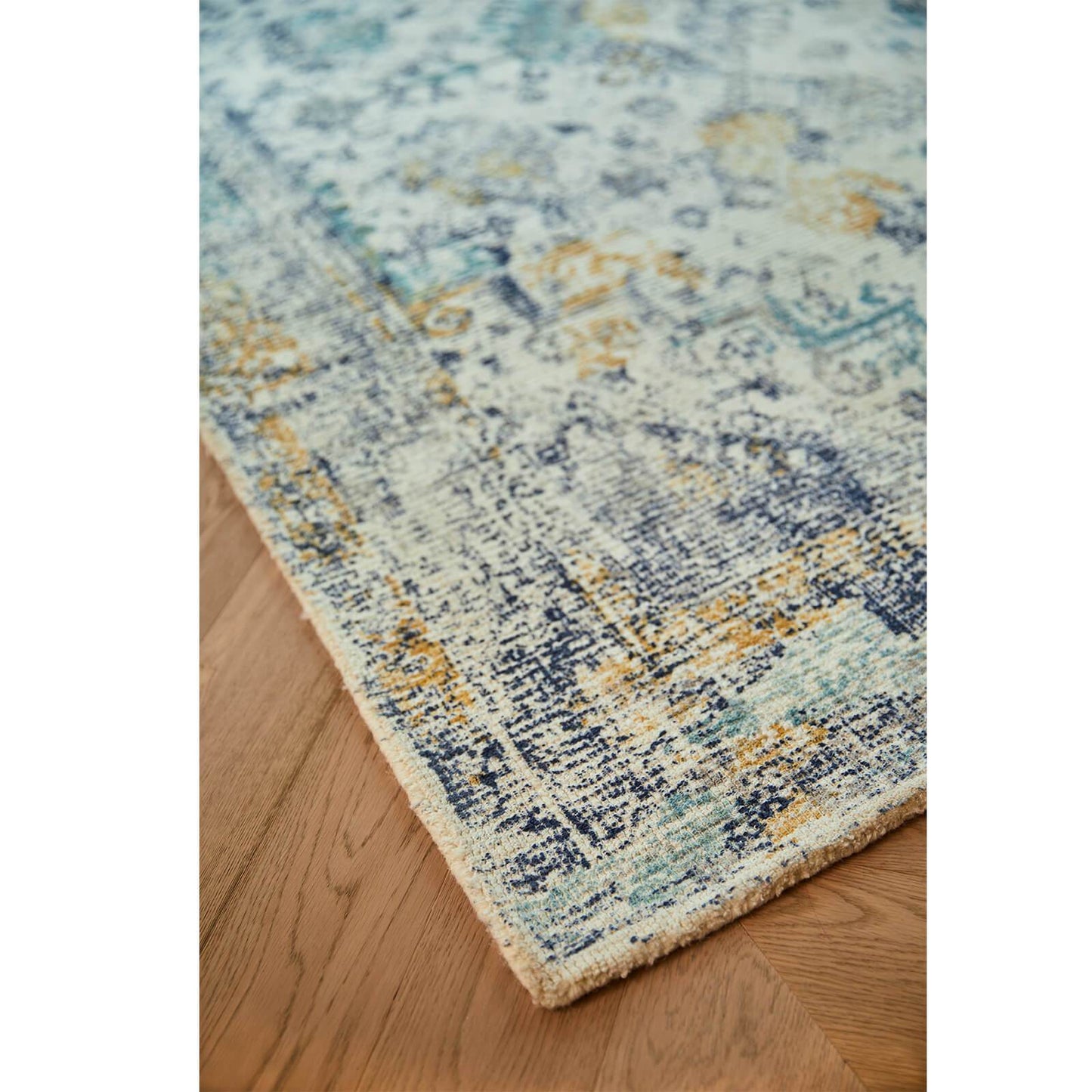 Origins Vogue Blue / Ochre Rug