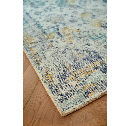 Origins Vogue Blue / Ochre Rug