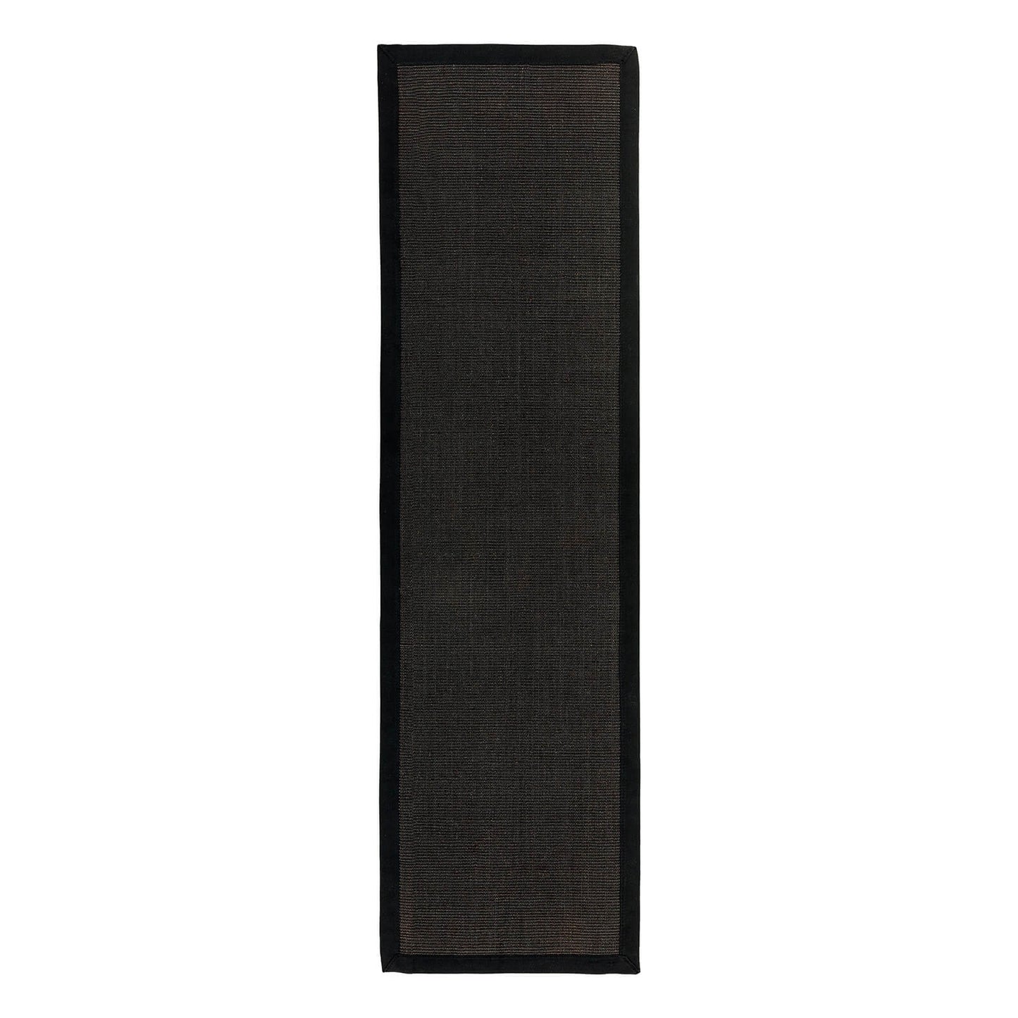 Asiatic Sisal Black / Black Runner