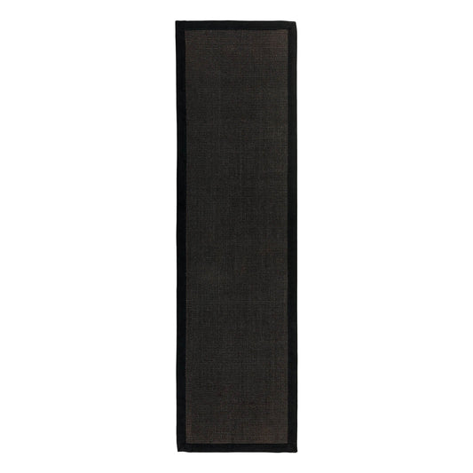 Asiatic Sisal Black / Black Runner