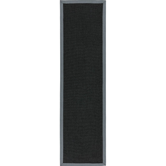 Asiatic Sisal Black / Grey Runner