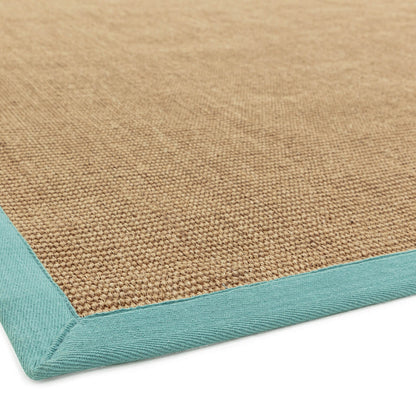 Asiatic Sisal Linen / Aqua Rug