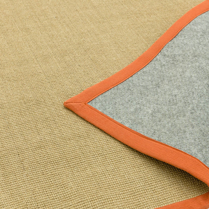 Asiatic Sisal Linen / Orange Rug