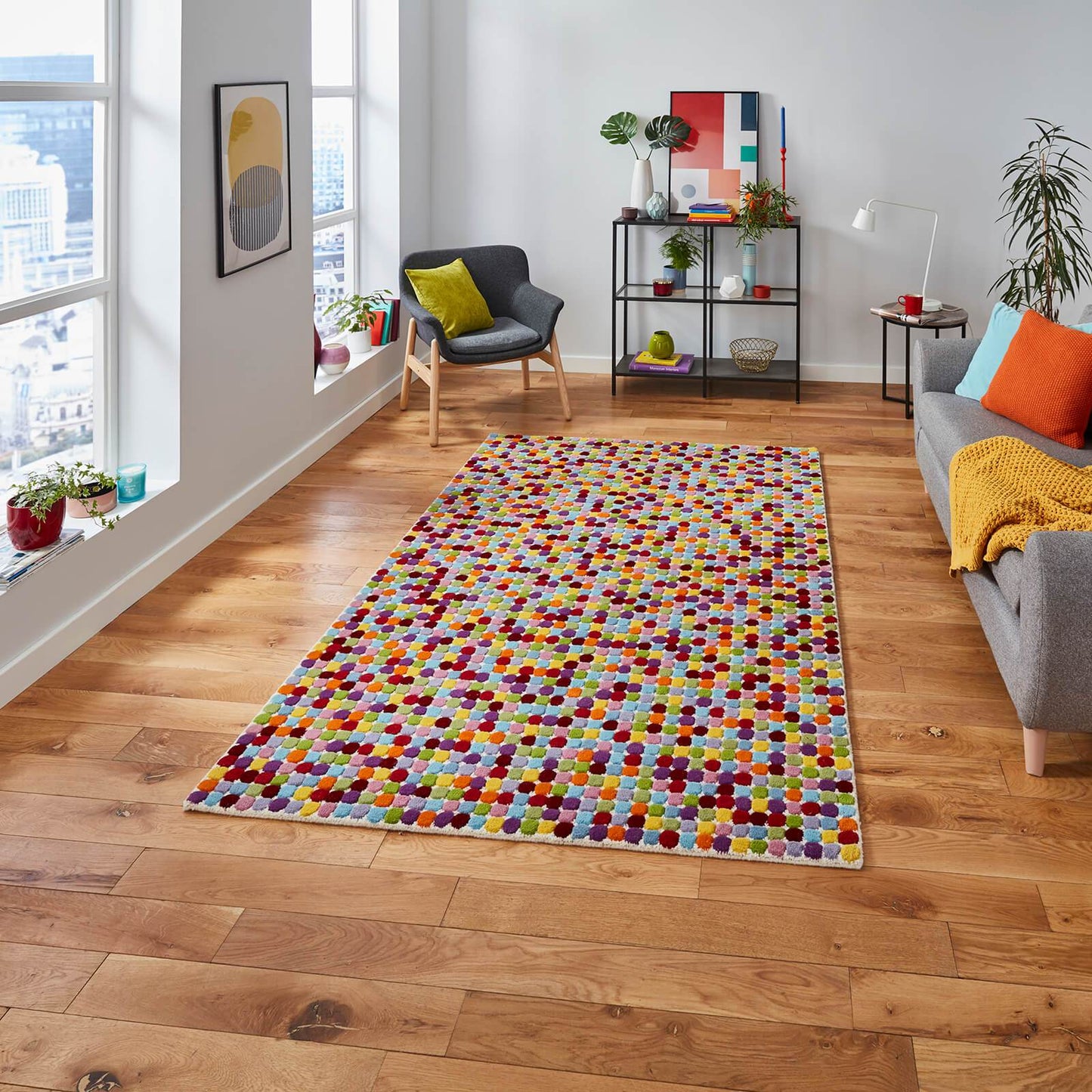 Think Rugs Prism PR429 Multi Rug