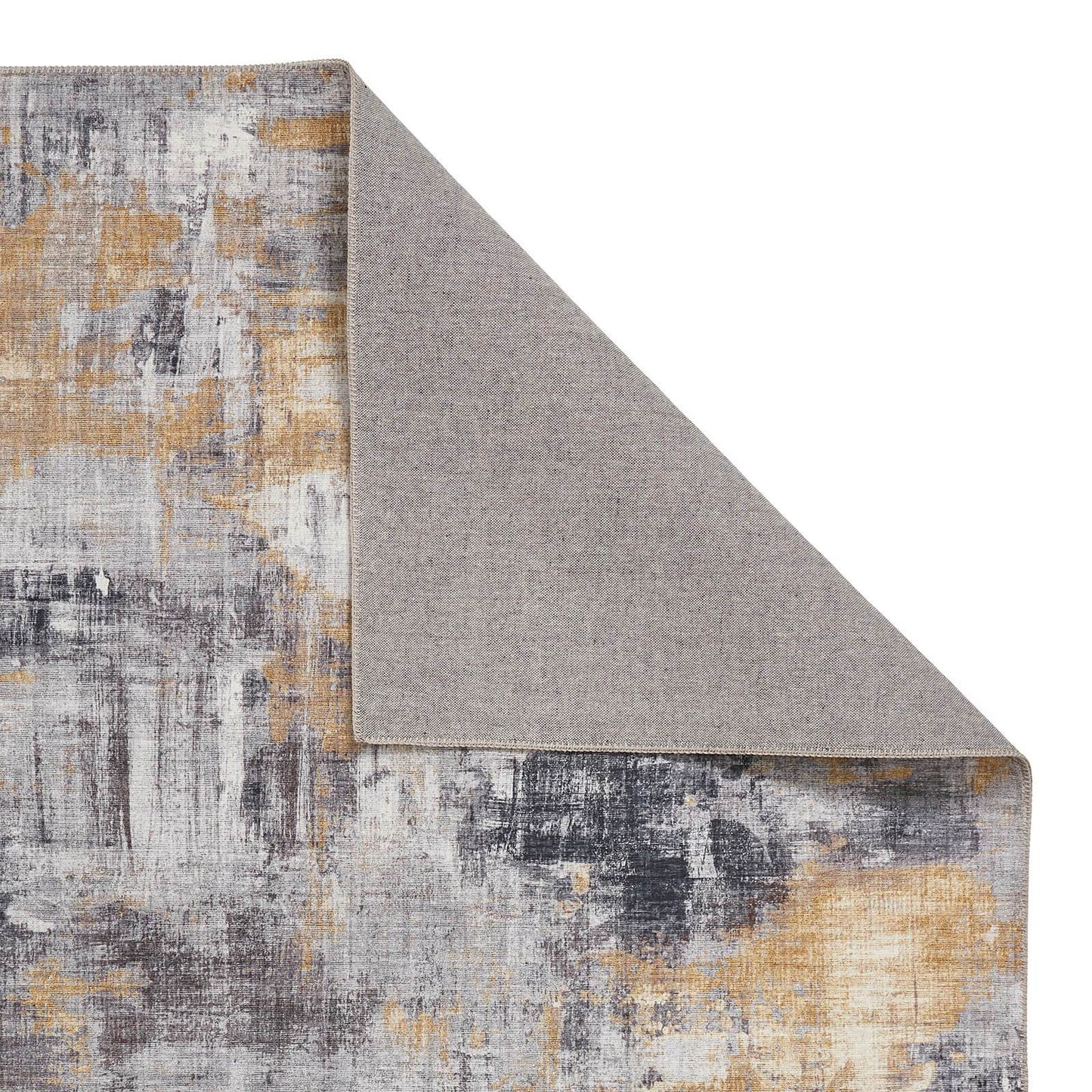 Think Rugs Rio G4719 Grey / Yellow Rug