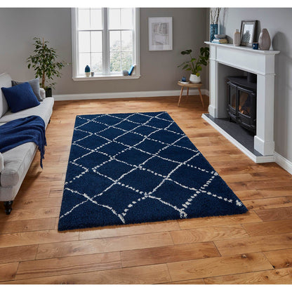 Think Rugs Royal Nomadic 5413 Navy Rug