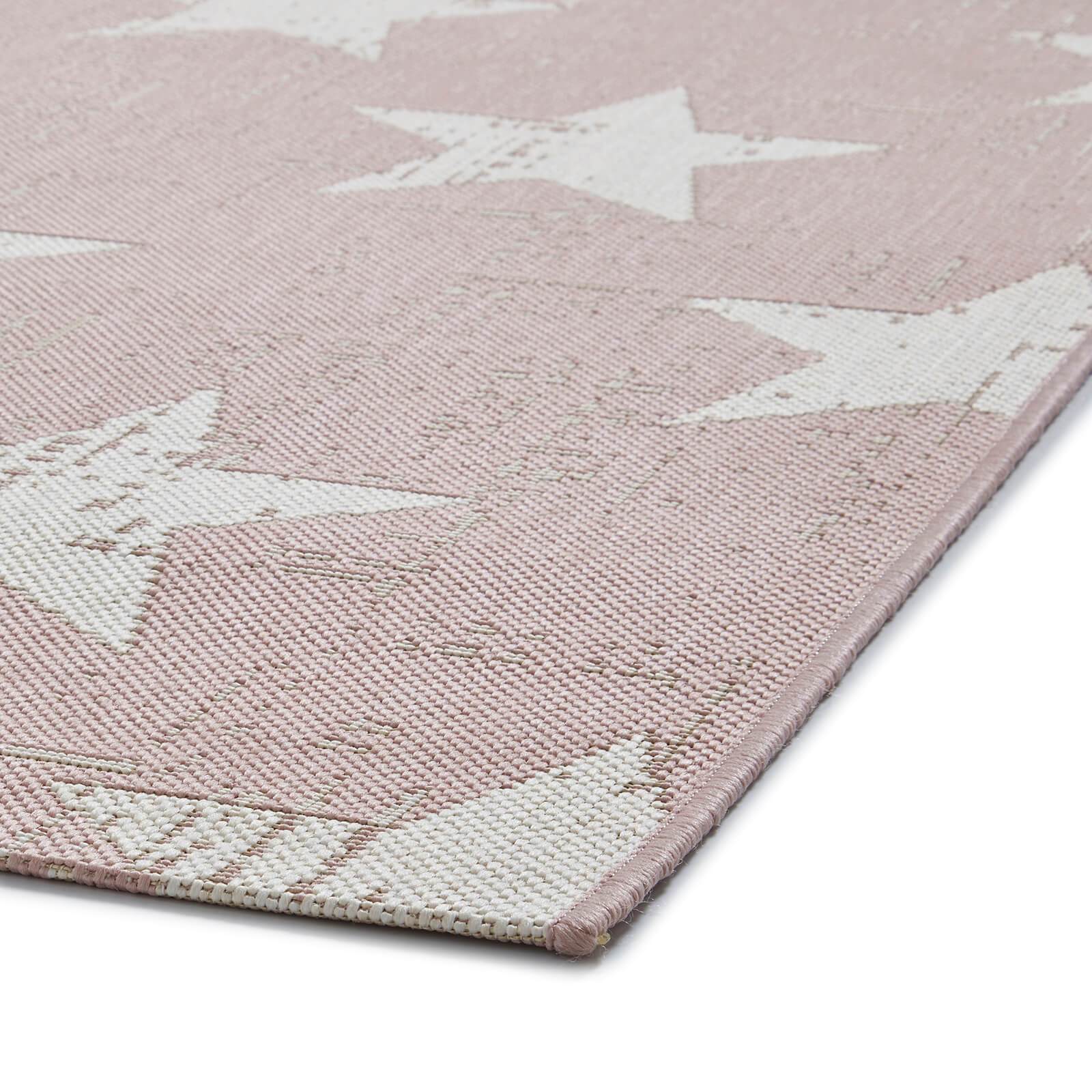 Think Rugs Santa Monica 48648 Rose / Cream Rug