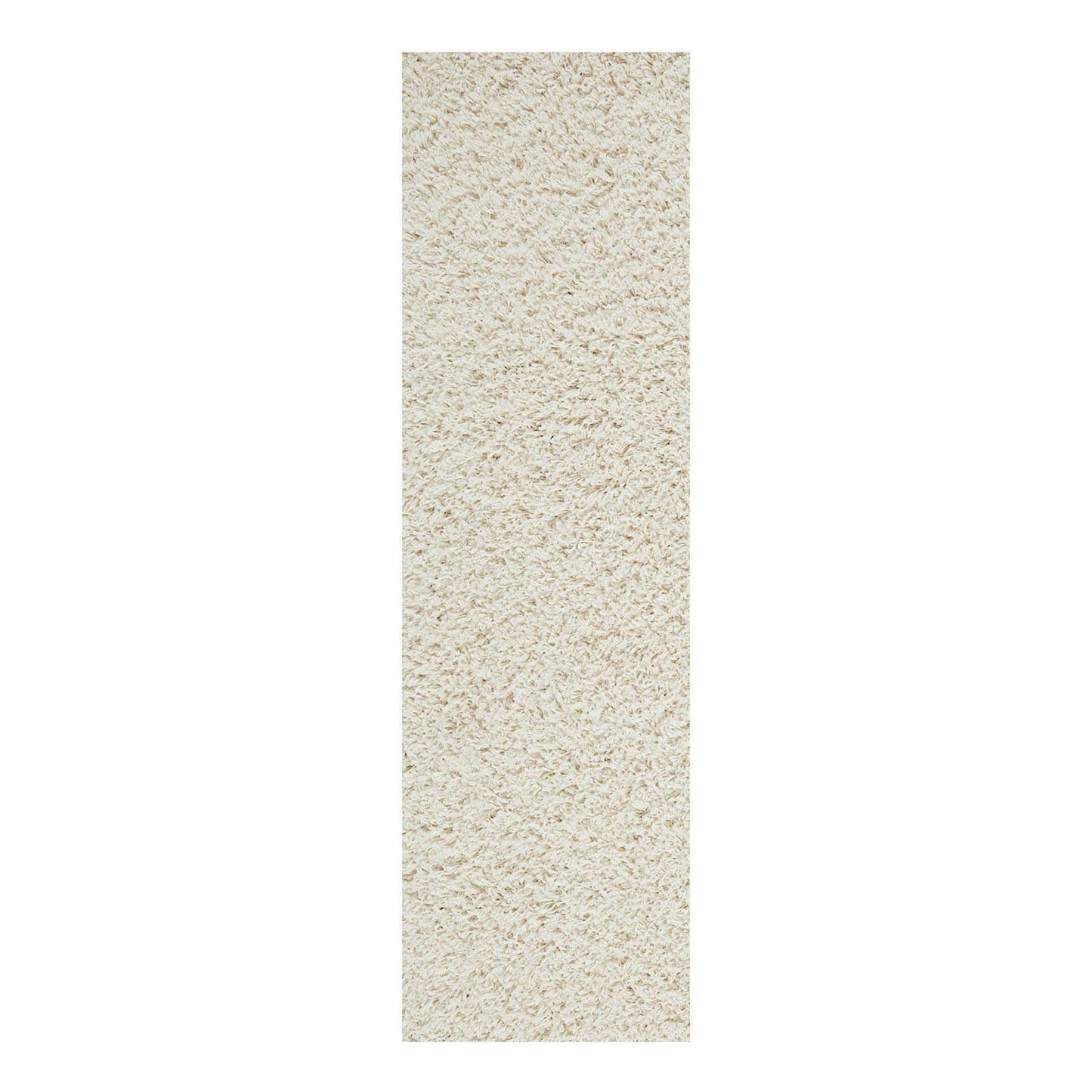 Isla White and Cream Shaggy Rugs