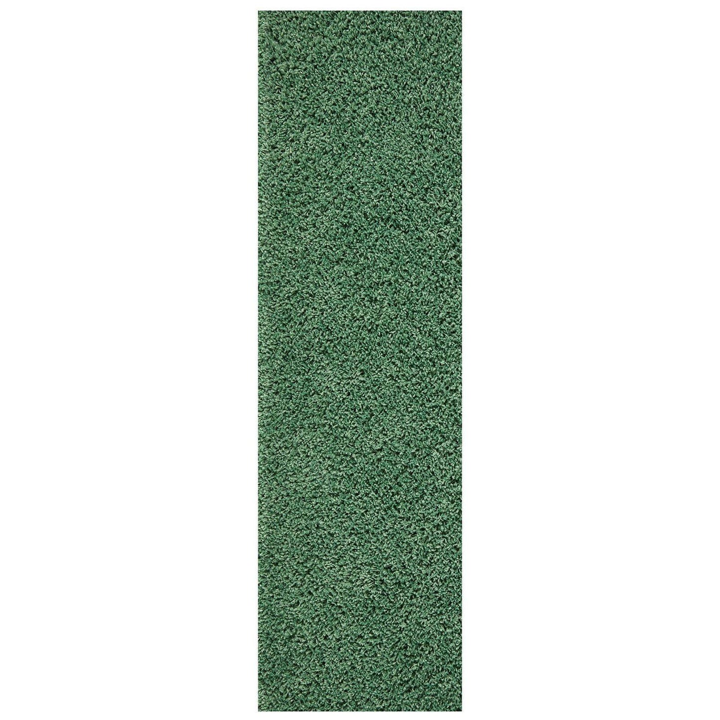 Isla Green Shaggy Rugs