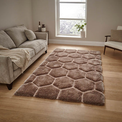 Think Rugs Noble House NH30782 Beige Rug