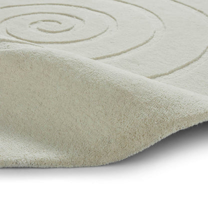 Think Rugs Spiral Ivory Rug