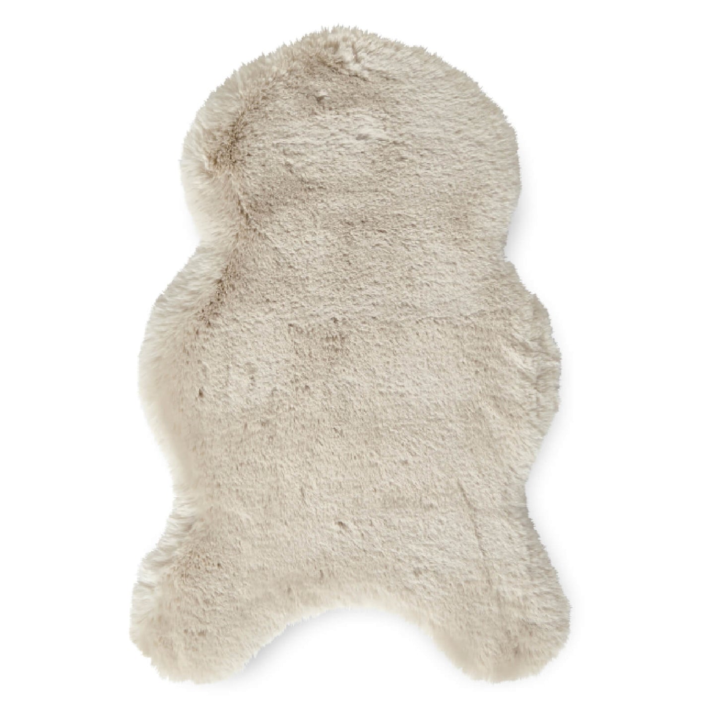 Super Teddy Beige Single Sheepskin Rug - 060 x 090