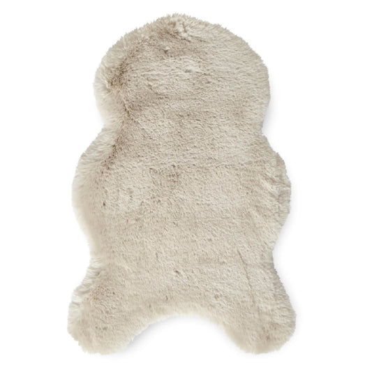 Super Teddy Beige Single Sheepskin Rug - 060 x 090