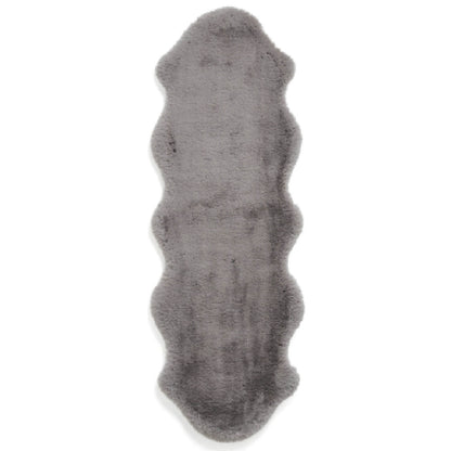 Super Teddy Grey Double Sheepskin Rug - 060 x 180