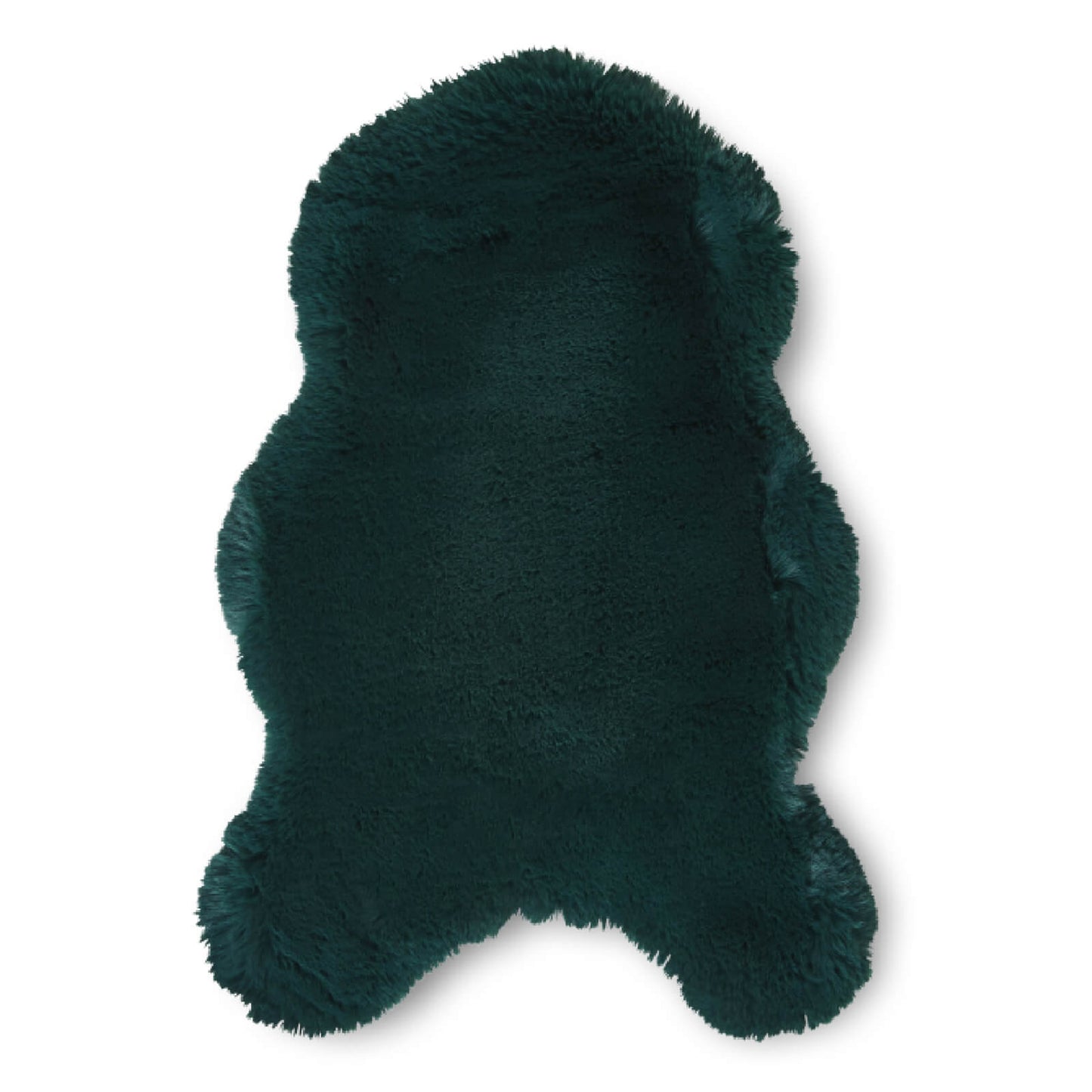 Super Teddy Jewel Green Single Sheepskin Rug - 060 x 090