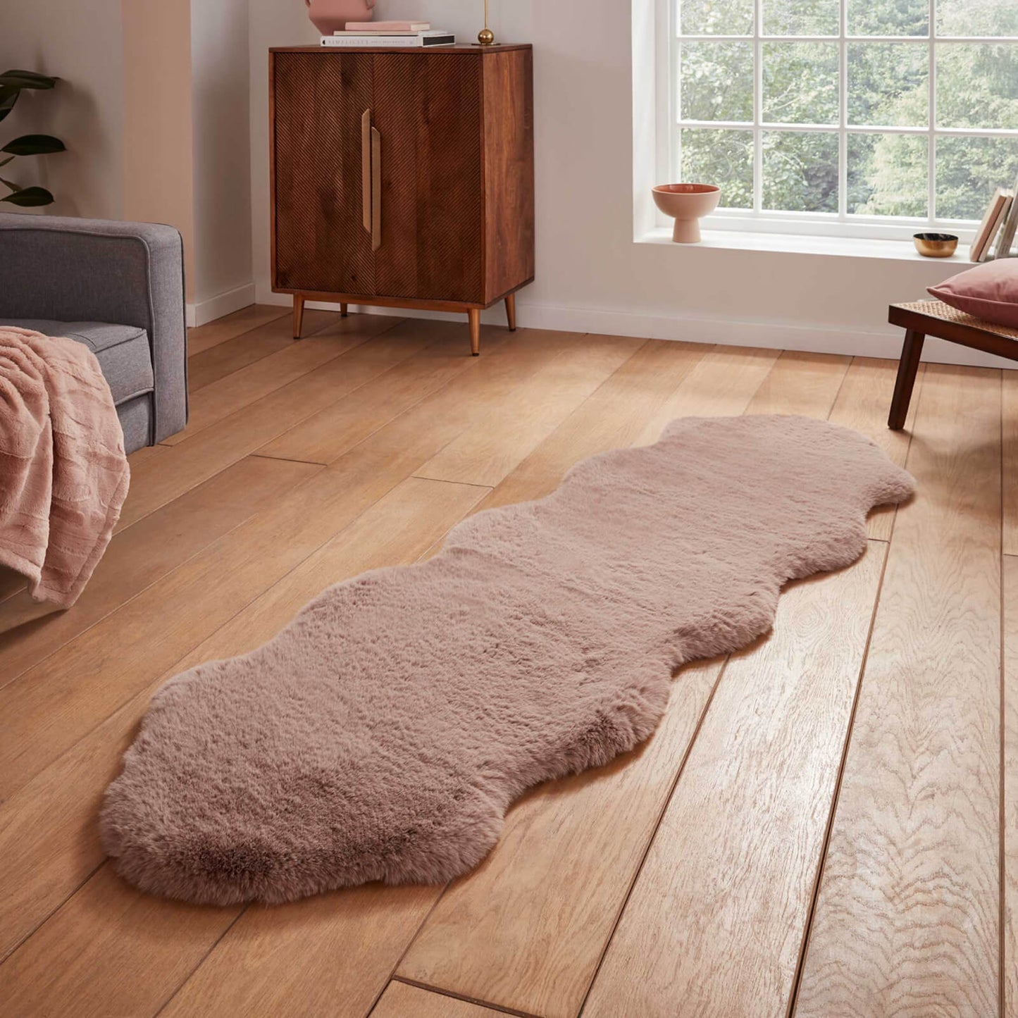 Super Teddy Mink Double Sheepskin Rug - 060 x 180