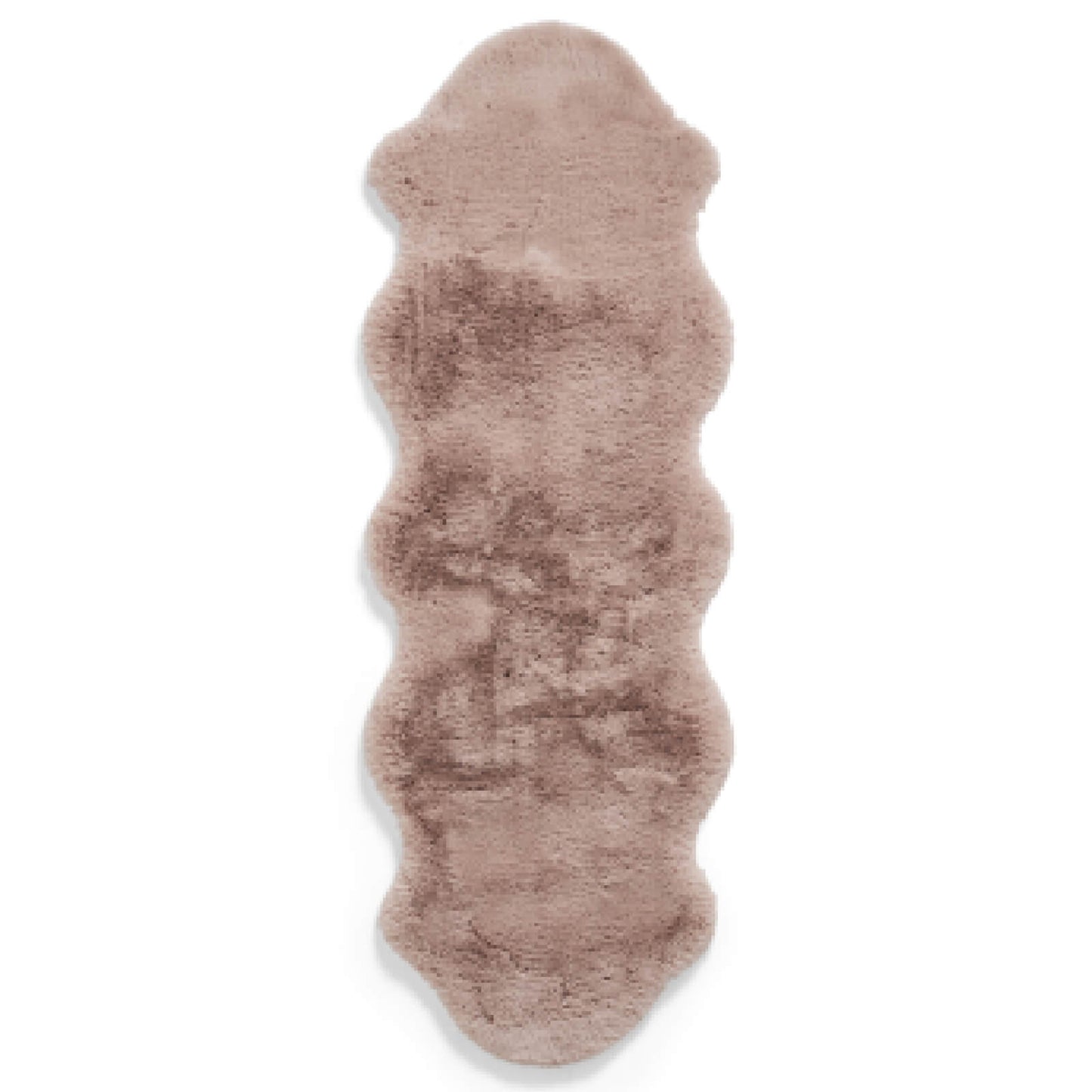 Super Teddy Rose Double Sheepskin Rug - 060 x 180