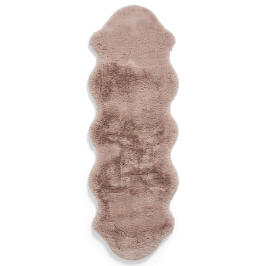 Super Teddy Rose Double Sheepskin Rug - 060 x 180
