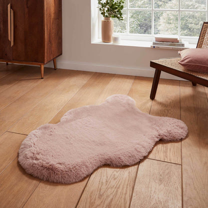 Super Teddy Rose Single Sheepskin Rug - 060 x 090