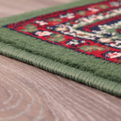 Rug Style Traditional Poly Esta Green Rug