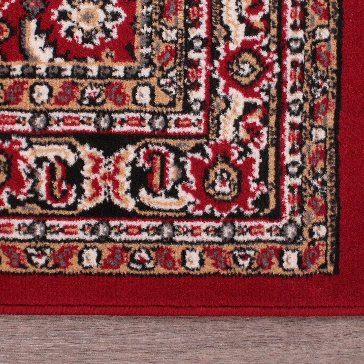 Rug Style Traditional Poly Esta Red Rug