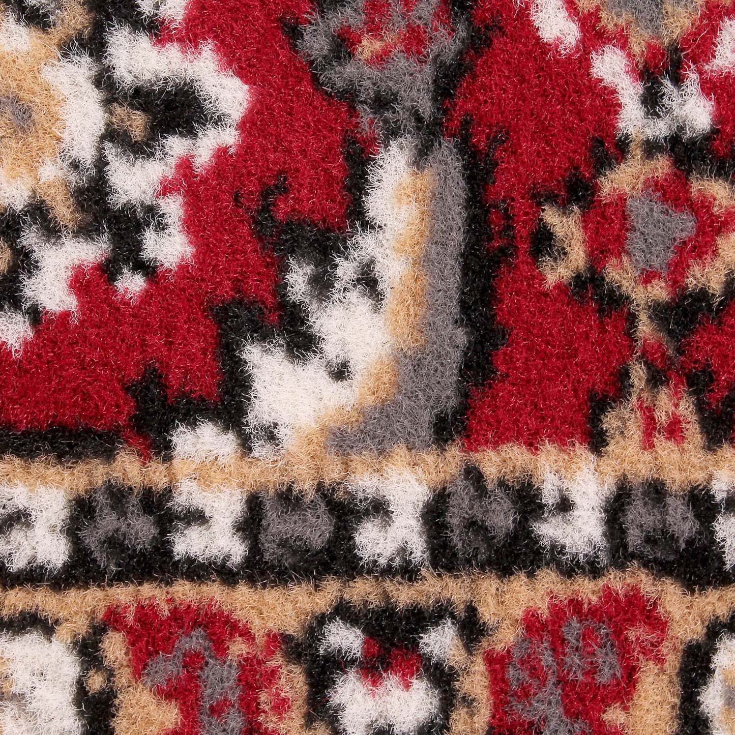 Rug Style Traditional Poly Esta Red Rug