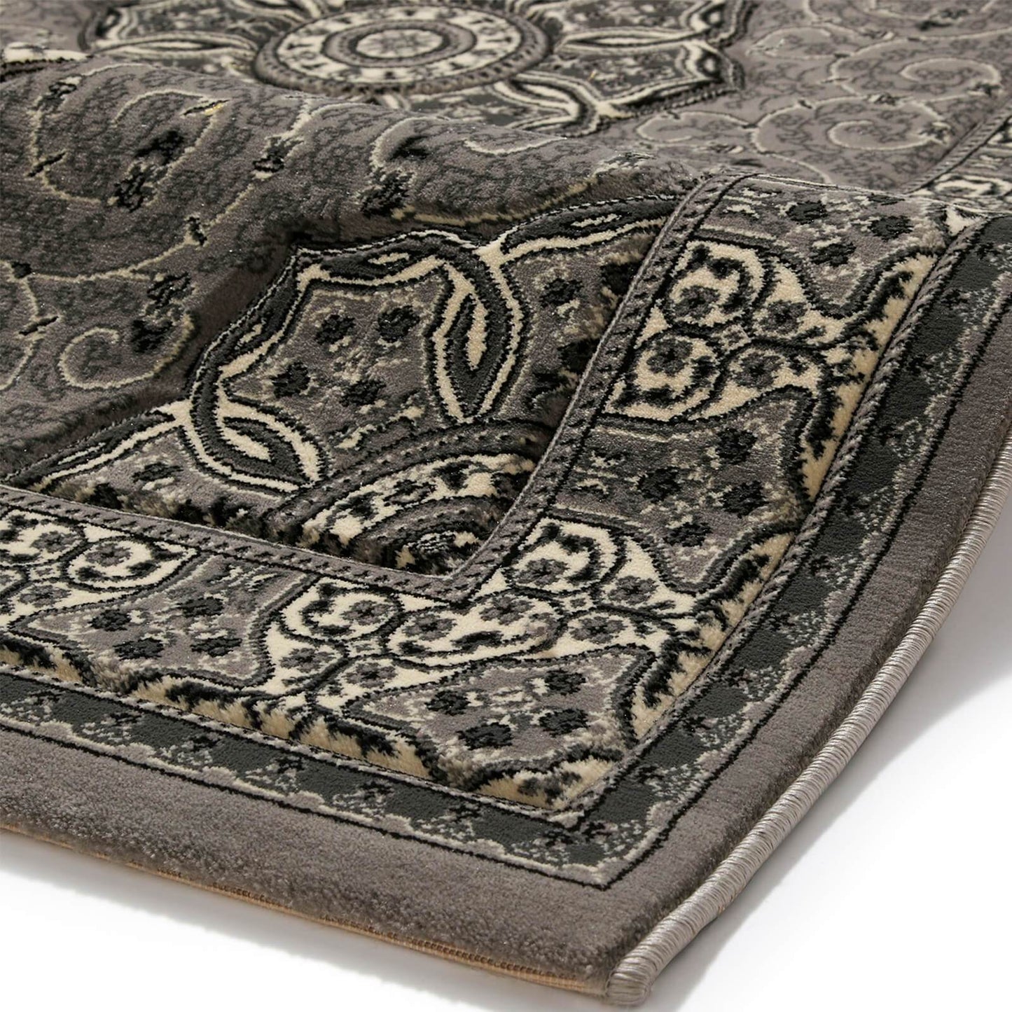 Think Rugs Heritage 4400 Silver Rug