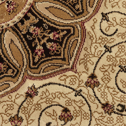 Think Rugs Heritage 4400 Black / Cream Rug