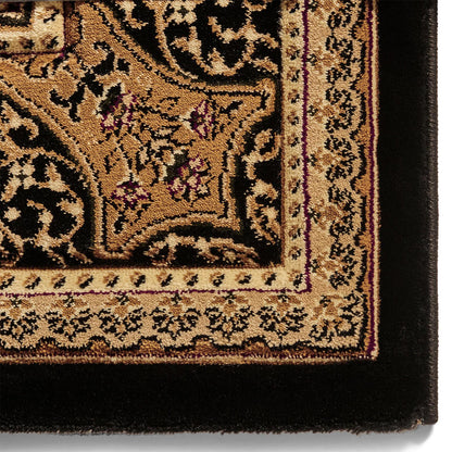 Think Rugs Heritage 4400 Black / Cream Rug