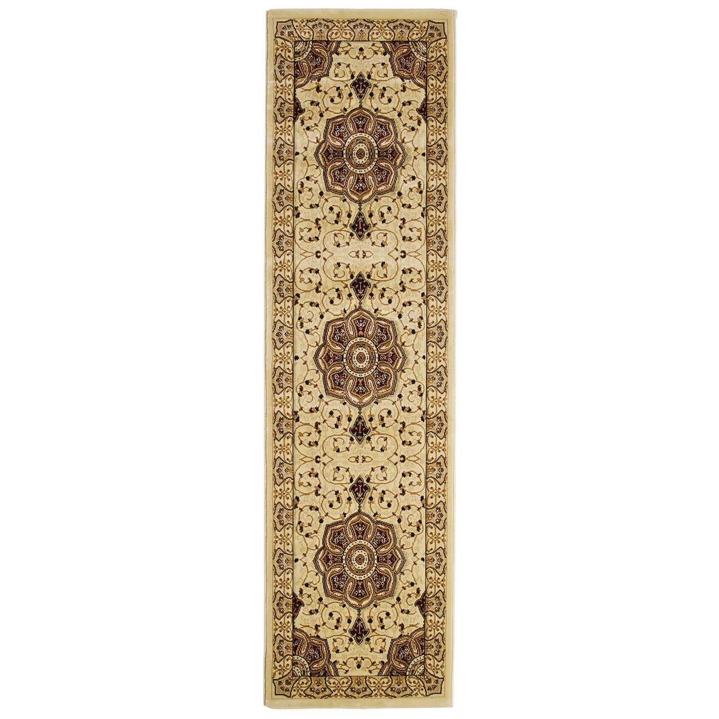Think Rugs Heritage 4400 Cream / Red Rug