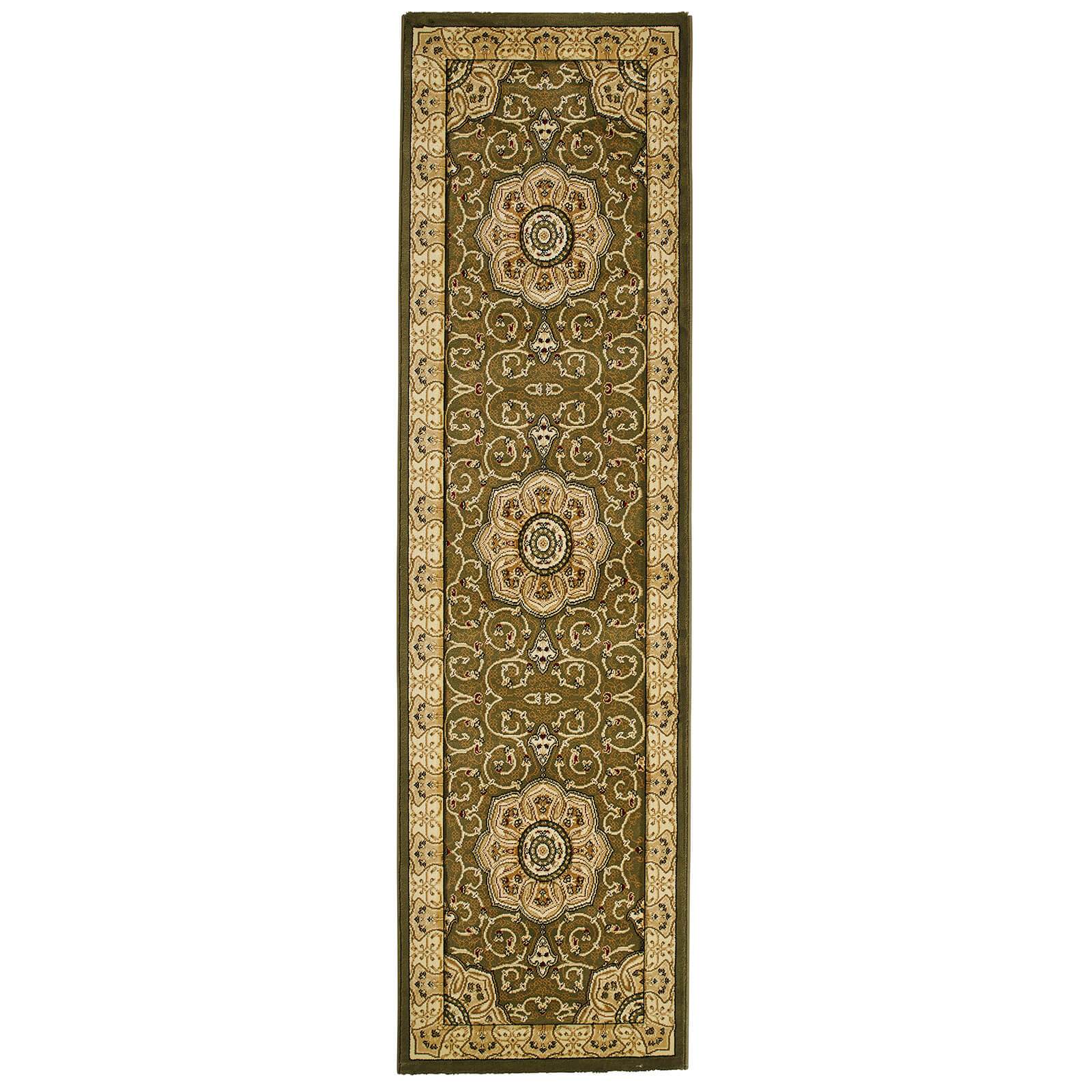 Think Rugs Heritage 4400 Green Rug