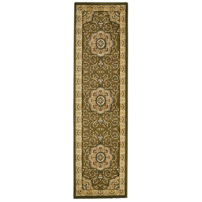 Think Rugs Heritage 4400 Green Rug