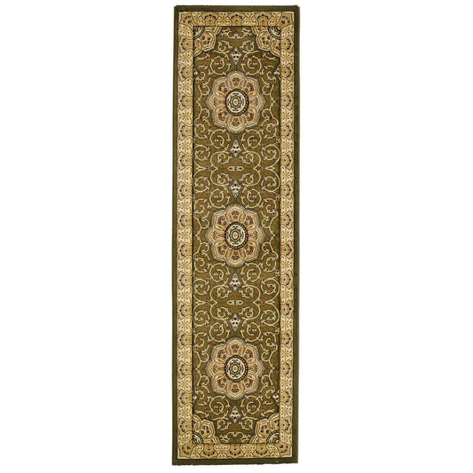 Think Rugs Heritage 4400 Green Rug