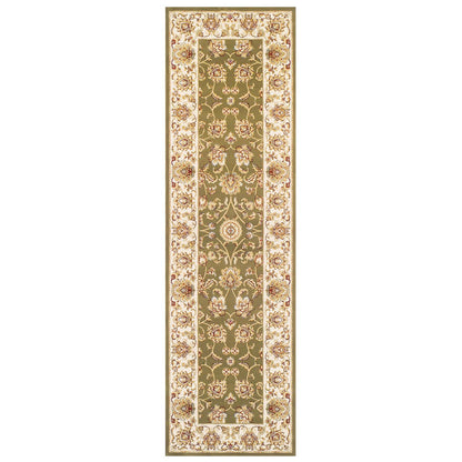 Kendra 3330 G Green Traditional Rugs