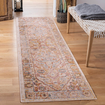 Nova 8879C White and Cream Traditional Rugs