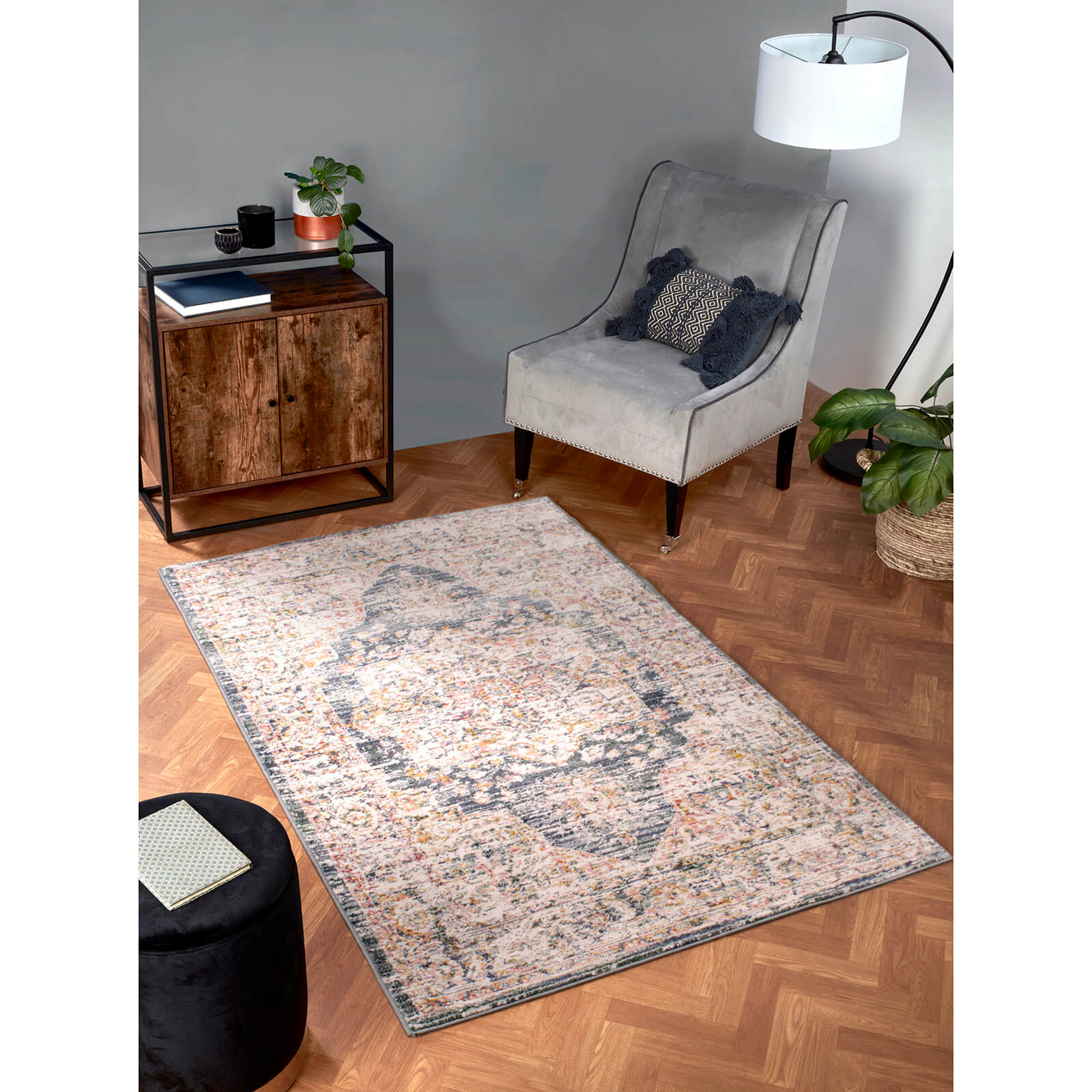 Nova 9207A Blue Traditional Rugs – Home Linen Store