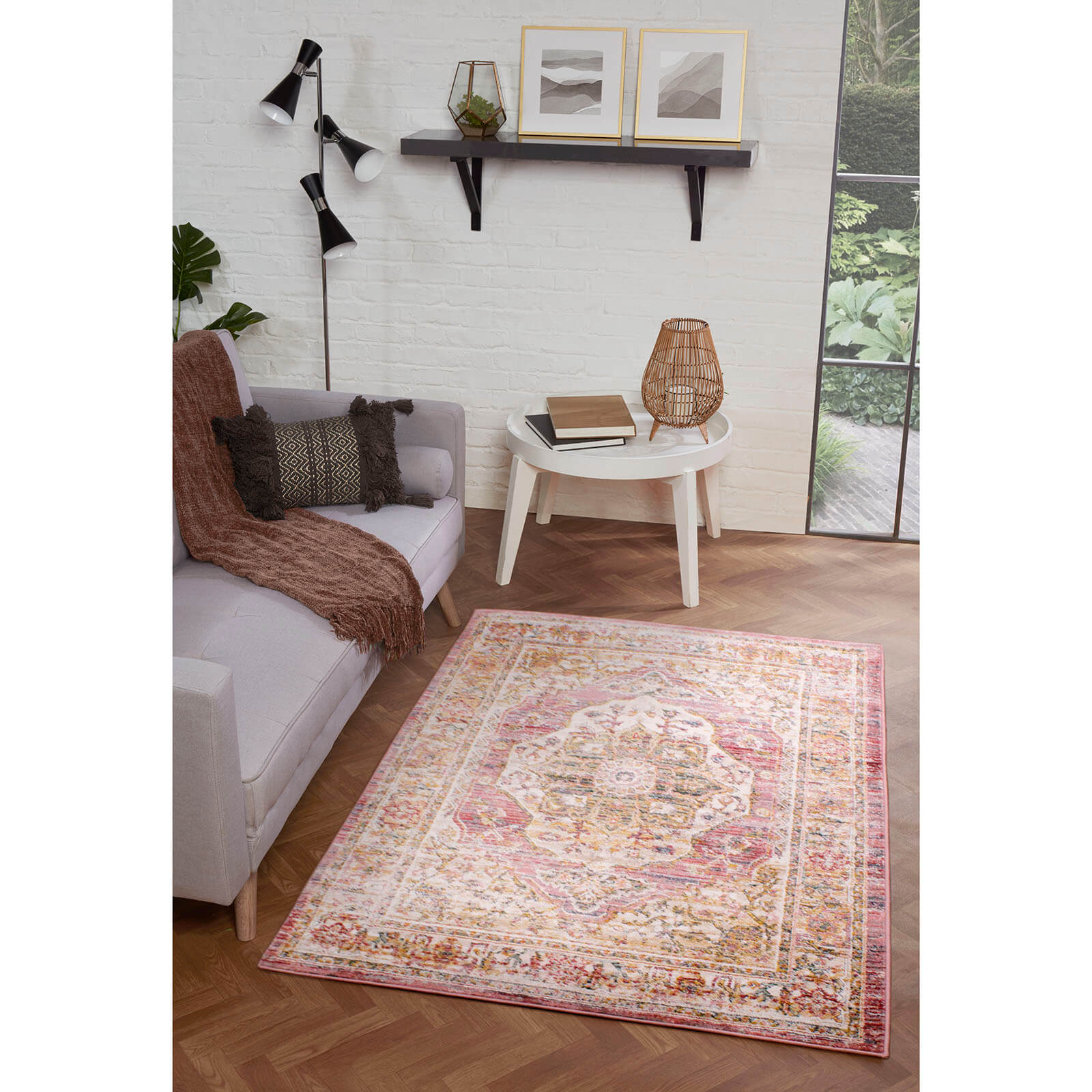 Ultimate Home Living Nova 9047A Terracotta Runner Rug