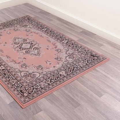 Traditional Poly Lancashire Blush Rugs