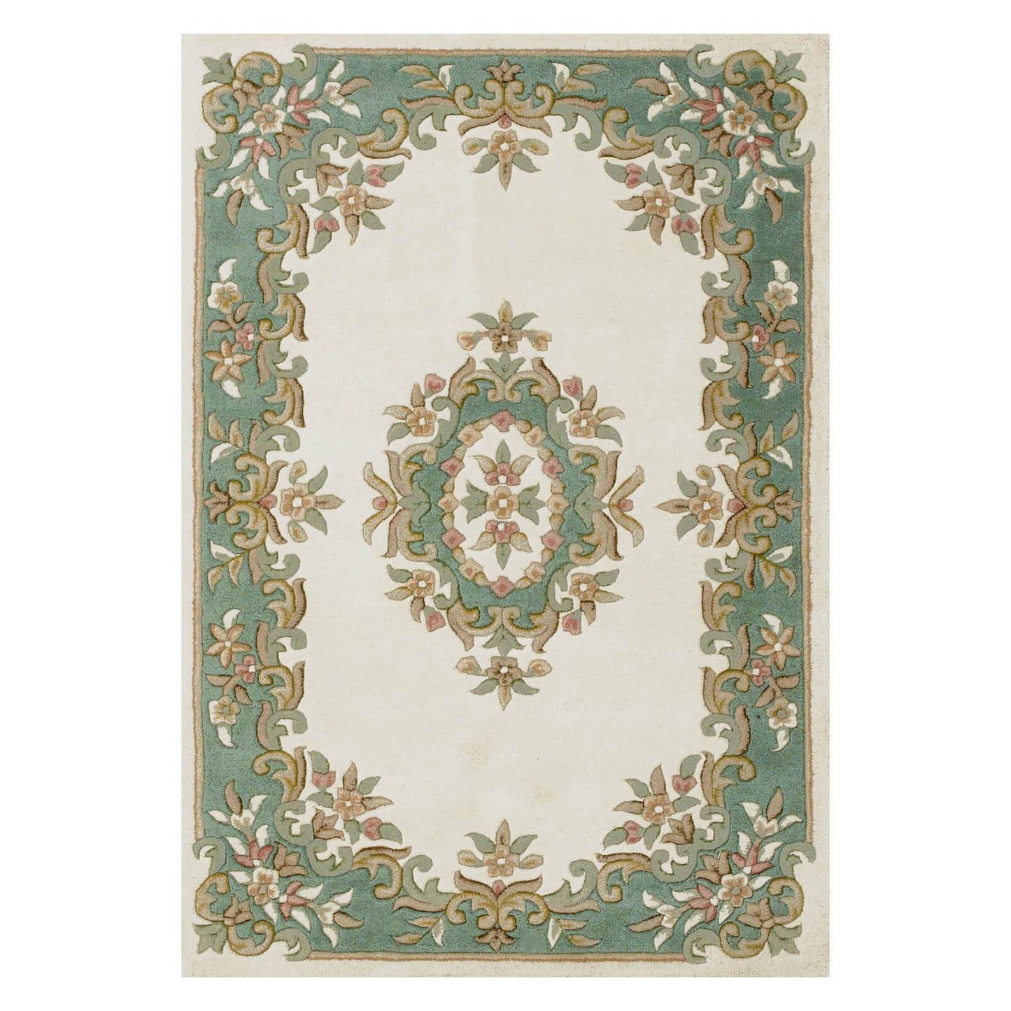 Oriental Weavers Royal Cream Green Rug