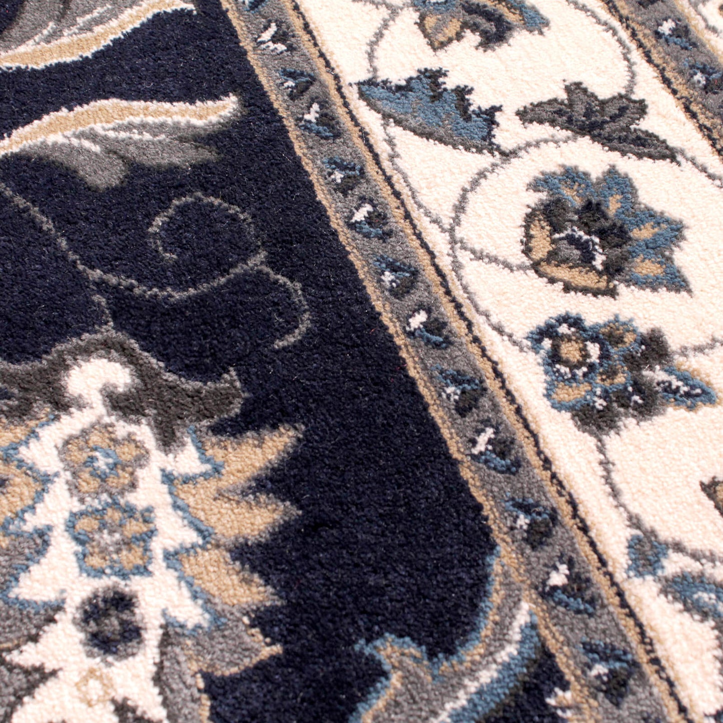 Handmade Carpets Sherborne Navy Rug