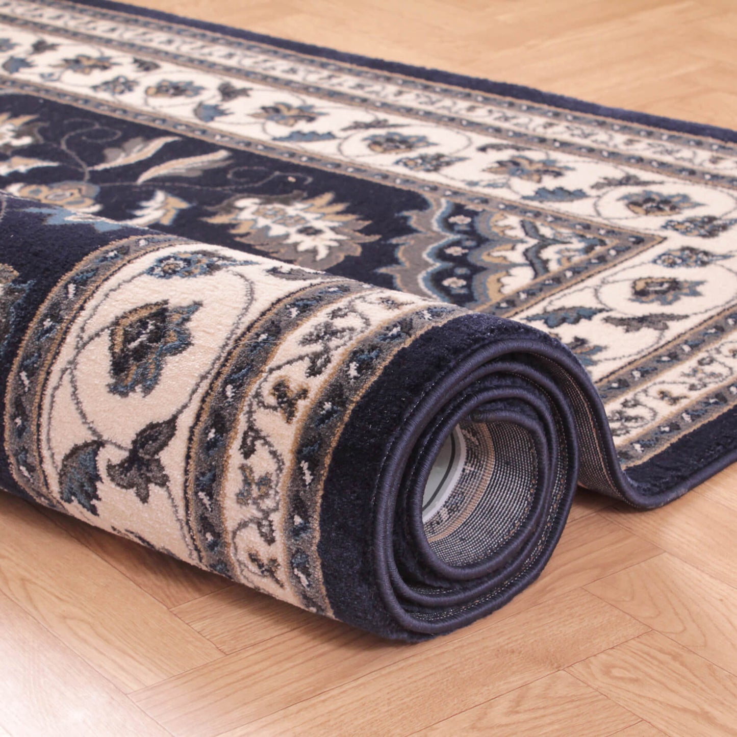 Handmade Carpets Sherborne Navy Rug