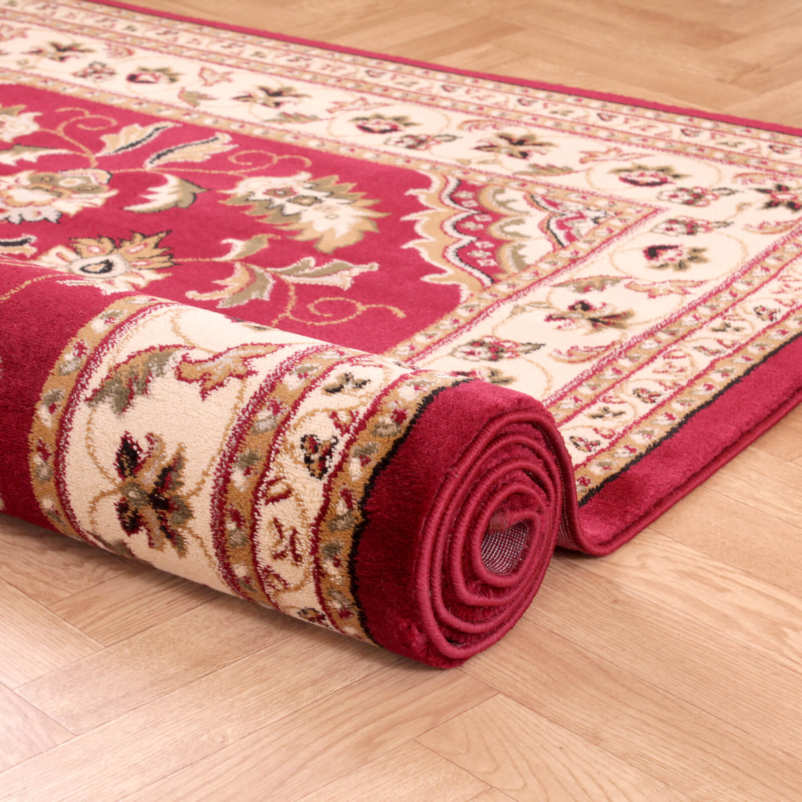 Handmade Carpets Sherborne Red Rug