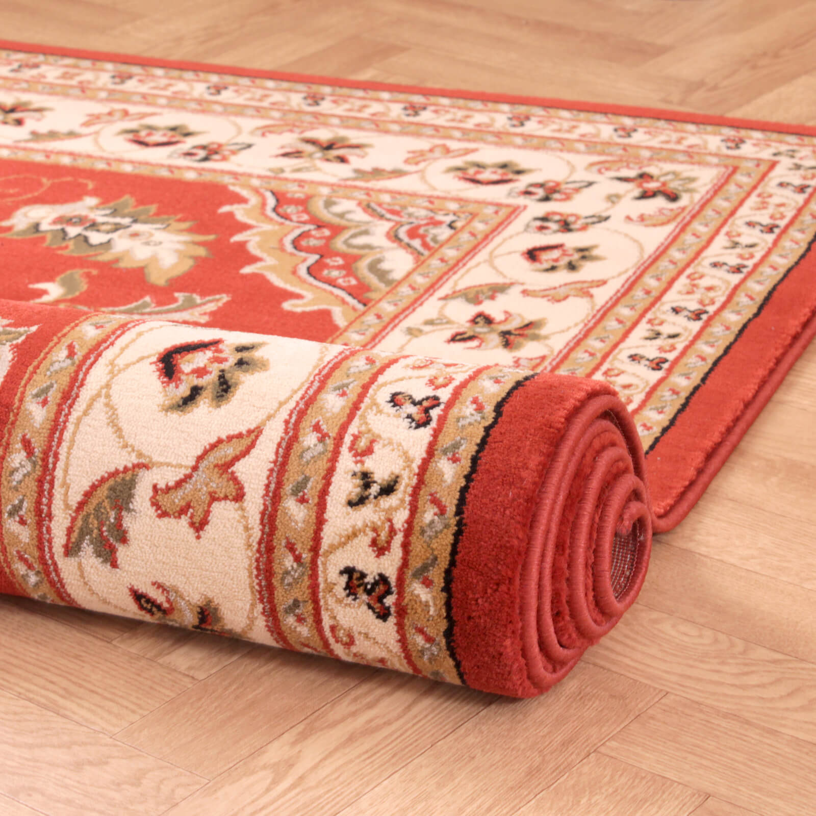 Handmade Carpets Sherborne Terracotta Rug